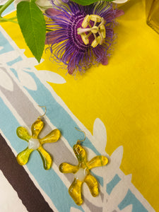 Glass Flower Earrings #40