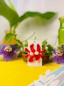 Glass Flower Earrings #30