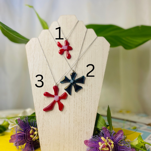 Glass Flower Necklace — Set 2