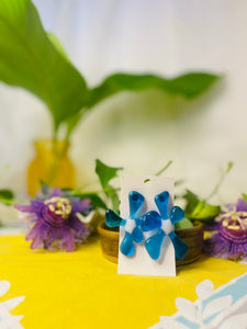 Glass Flower Earrings #38