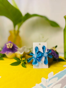 Glass Flower Earrings #46