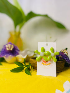 Glass Flower Earrings #45